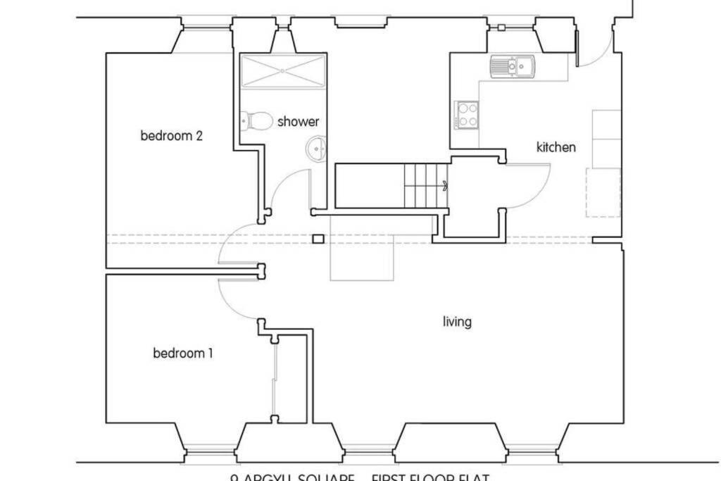 Argyle Square Apartment Oban Exteriör bild